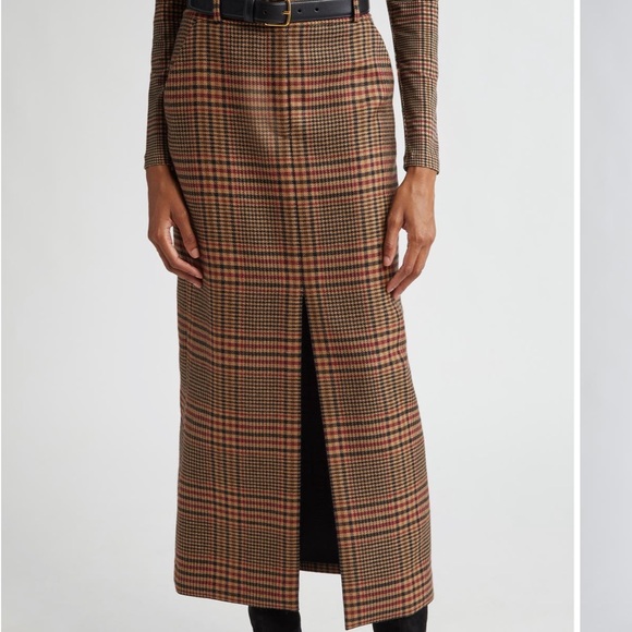 Veronica Beard Dresses & Skirts - Veronica Beard Maxine Glen Plaid Wool Midi Skirt